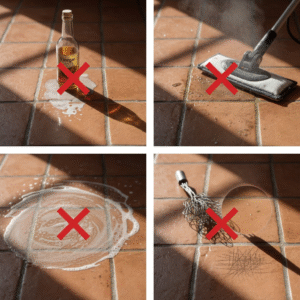 Common Mistakes to Avoid homeowners damage their Saltillo floors