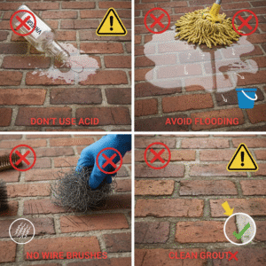 Common Mistakes to Avoid on Brick Floors