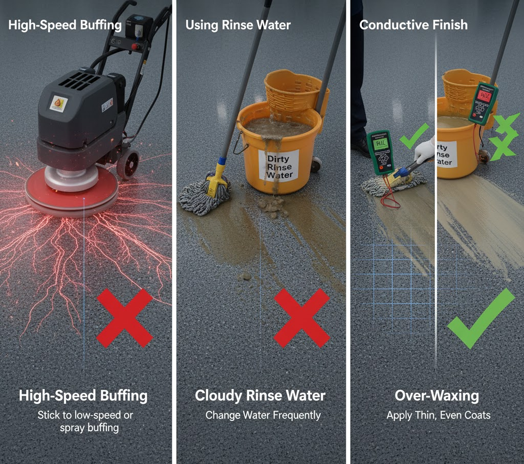 Common Mistakes to cleaning crew knows what not to do