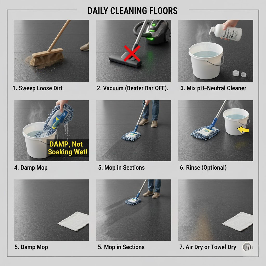 Daily or Regular Cleaning Routine