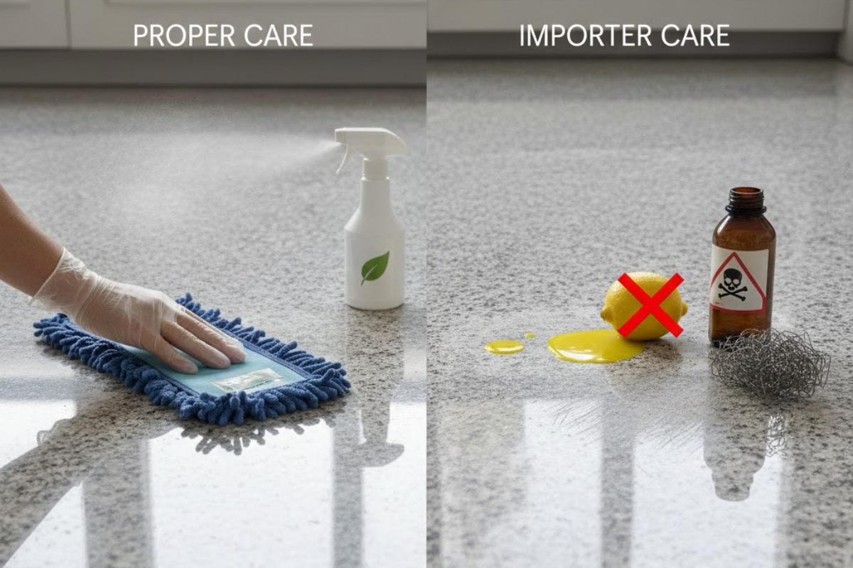 Granite Floor Care Why It Matters