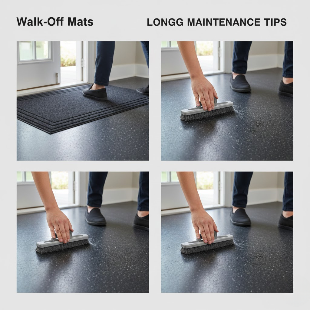 Long Term Maintenance Tips to Clean a Rubber Floor