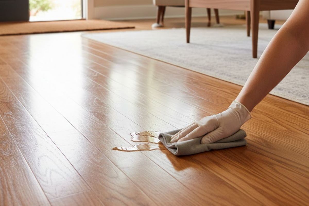 Preventing Stains on Hardwood Floors