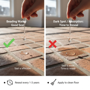 Sealing is Key Protect Your Brick Floors