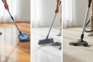 cleaning floors by type