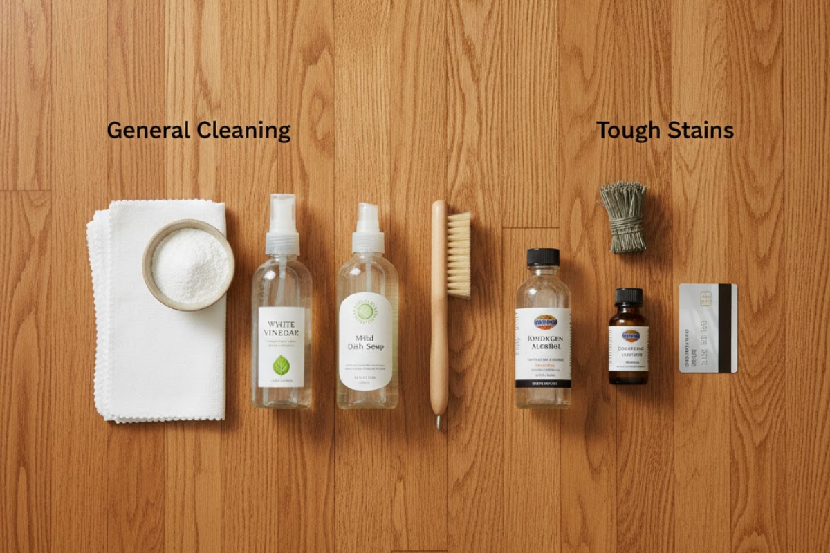 essential tools and materials hardwood stain cleaning