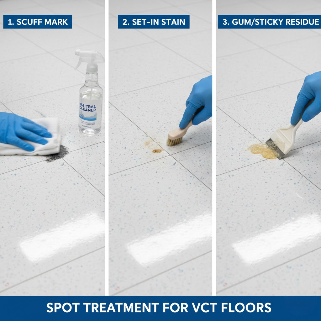 handling scuffs stains spills