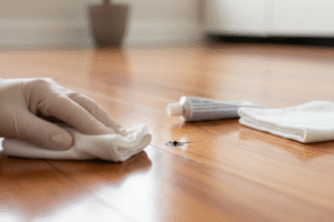 ink marker stain removal hardwood floor