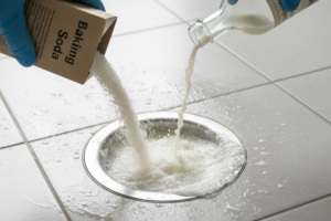 Baking Soda Vinegar Drain Clean