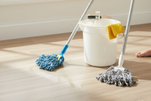 Basic Vinegar And Water Cleanse Vinyl Floor