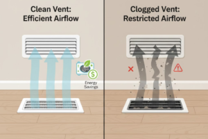 Clean Floor Vents Improve HVAC Efficiency