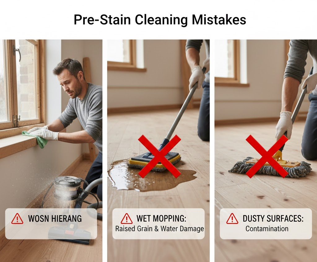 Common Mistakes Wood Floor Cleaning