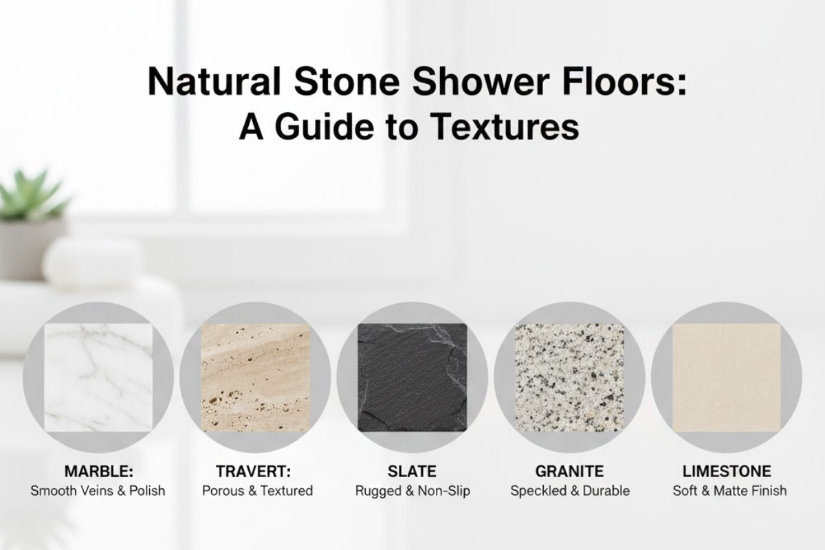 Common Stone Types Used In Shower Floors