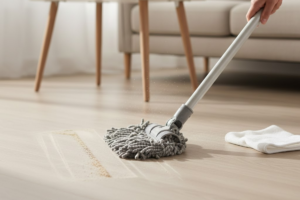 Daily Hybrid Floor Cleaning Sweep