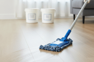 Damp Mop Manufactured Wood Floors
