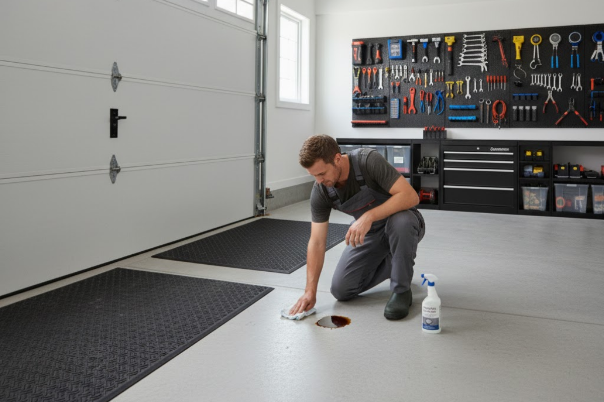 Garage Floor Maintenance Tips