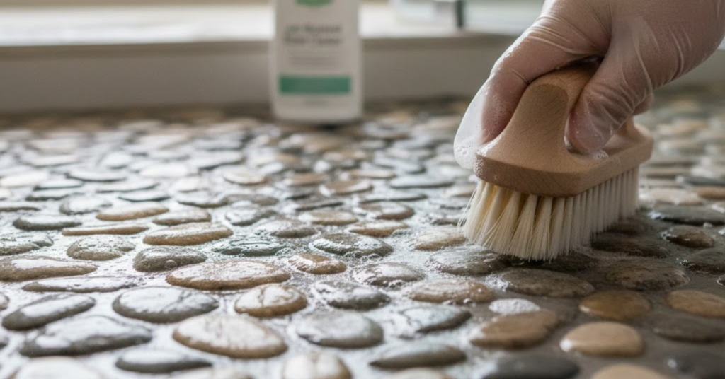 How To Clean A Stone Shower Floor Featured Image