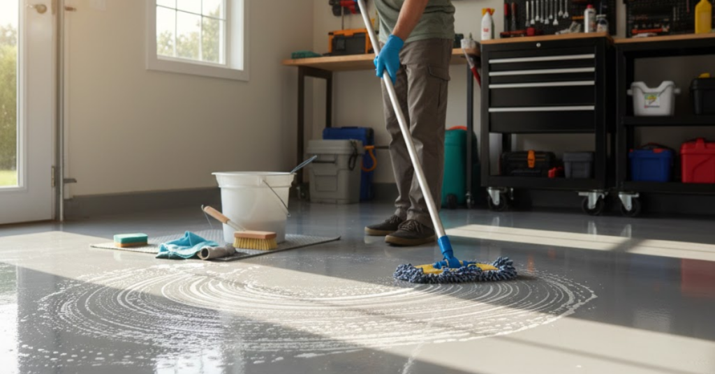 How To Clean Epoxy Coated Garage Floors