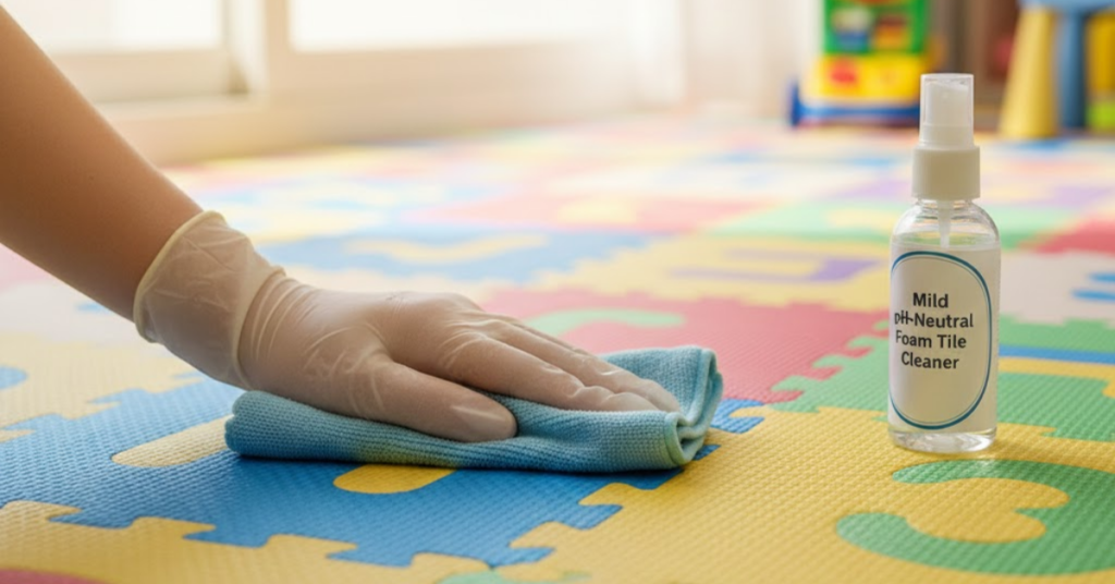How To Clean Foam Floor Tiles