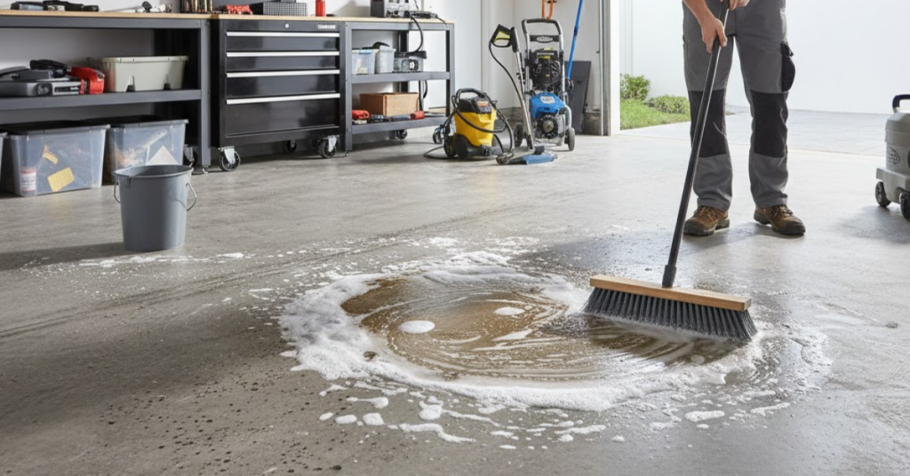 How To Clean Garage Floors