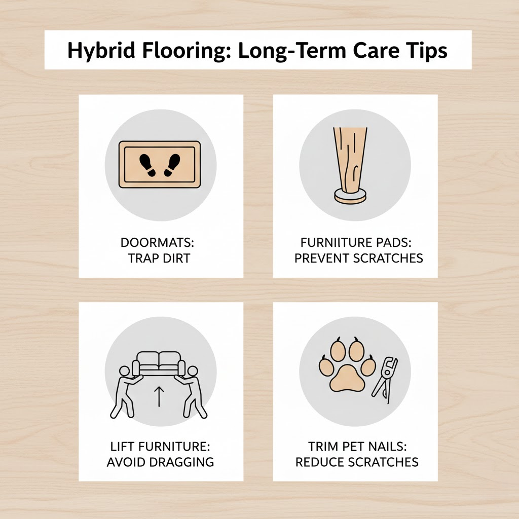 Hybrid Floor Long Term Maintenance Tips
