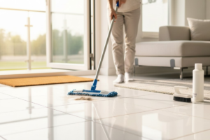 Maintain Shiny Tile Floors