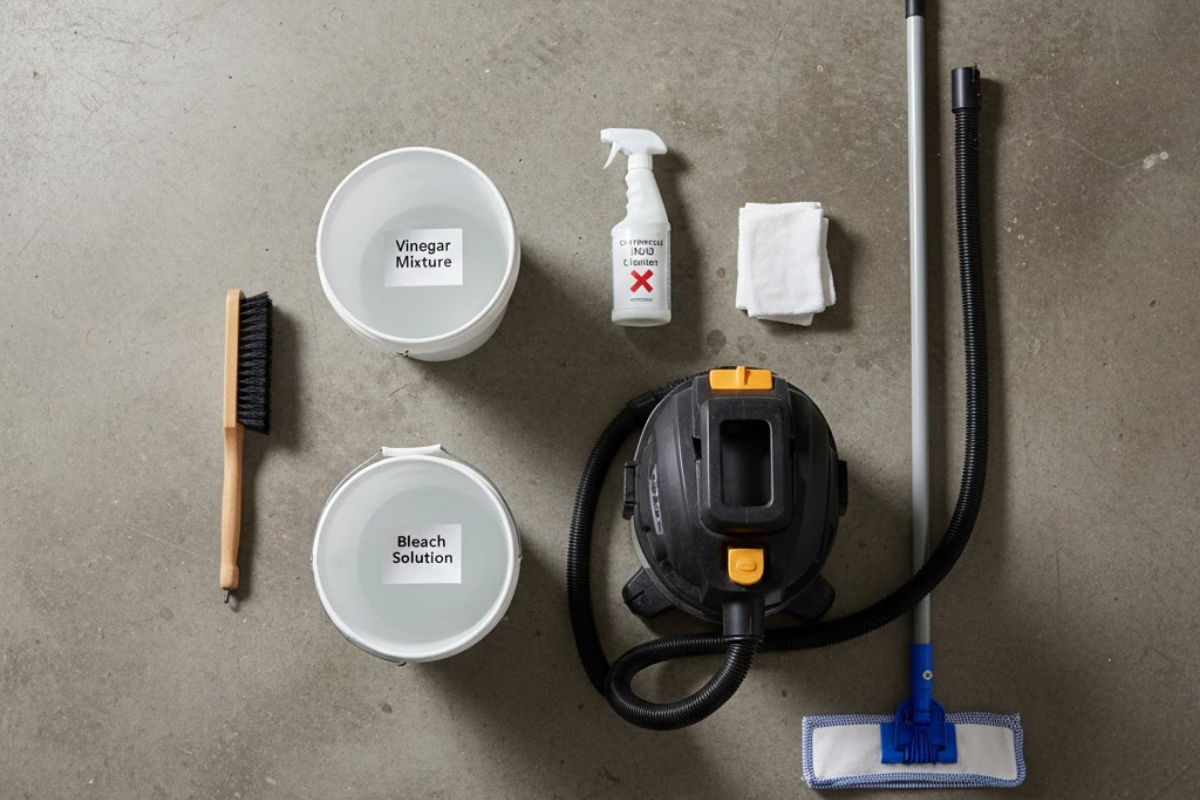 Mold Cleaning Tools And Materials