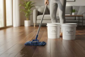 Mop With Care Wood Floors