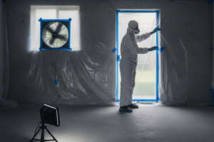 Prepare Mold Cleaning Area