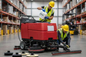 Prepare Your Cleaning Solution And Machine