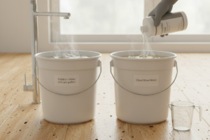 Prepare Your Cleaning Solution Travertine Floor