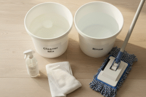 Prepare Your Cleaning Solution for Manufactured Wood Floors