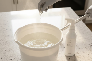 Prepare Your Solution Granite Floor