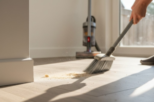 Remove Surface Debris Vinyl Floor