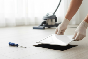 Replacing Floor Vent Covers Step