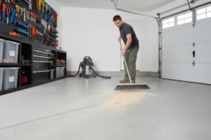 Sweep Garage Floor