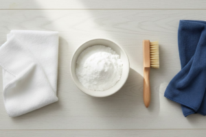 Tackling Tough Stains Baking Soda Tools
