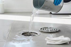 Test Floor Drain Flow