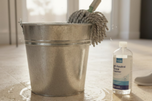 prepare solution limestone floor