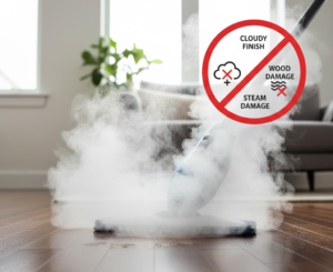 using steam mop on oil finished wood floors